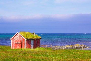 tradice zelených střech má kořeny ve Skandinávii
