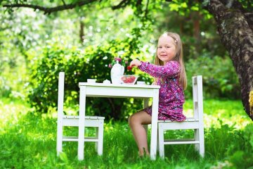 připravte dětem i jejich místo k posezení v zahradě